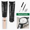 20mm Arc joint watch Strap For Rolex Genuine Leather watchband Submariner Daytona GMT men Original Style cowhide watch bracelet