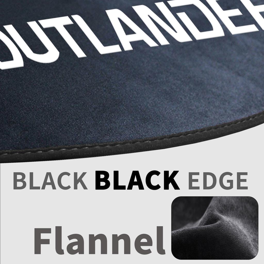 fit for Mitsubishi Outlander 2007 2008-2012 LOGO Car DashMat Sunshade Dashmat Dashboard Cover Pad Protective Carpet Accessories