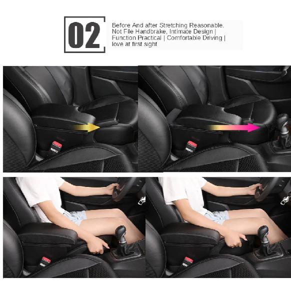 For Kia Rio 4 Armrest For Kia Rio X X-Line Car Armrest Auto Storage Box Car Accessorie Retrofit parts Interior details 2018-2022