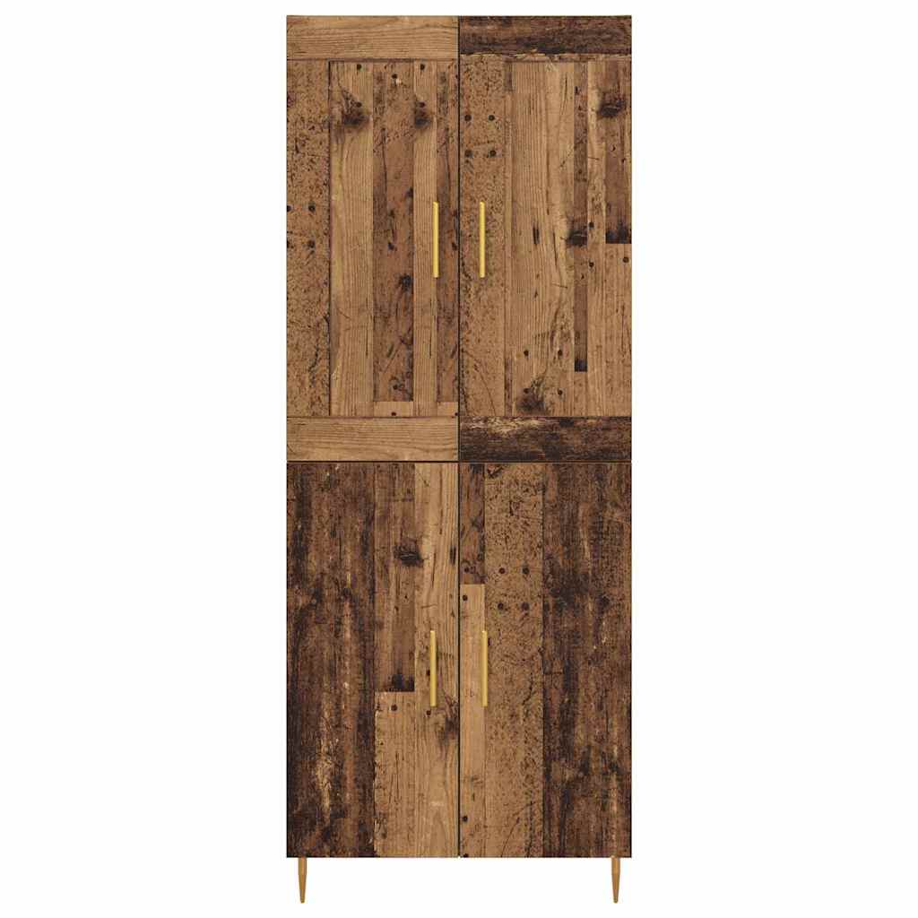 Highboard Reclaimed Wood 69.5 x 34 x 180 cm Particleboard