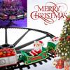 Wooden/Plastic Train Christmas Ornament Merry Christmas Decoration for Home 2023 Xmas Gifts Noel Natal Navidad New Year 2024