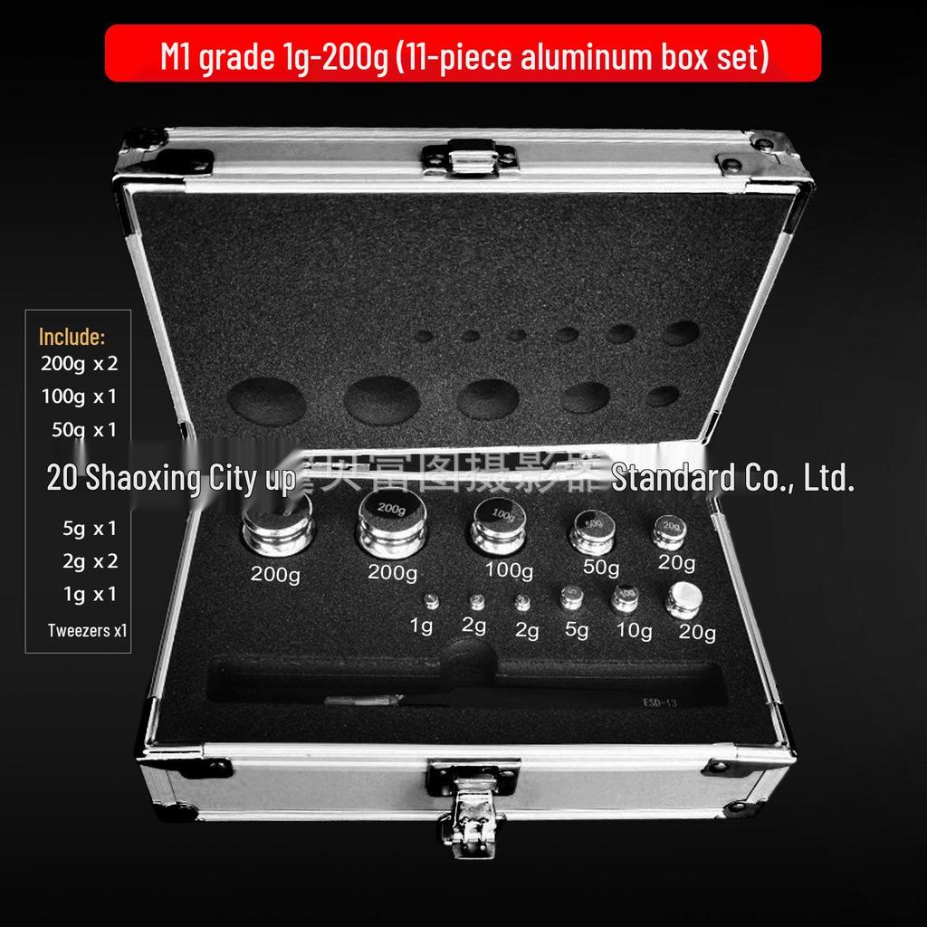 M1 Class Chrome-Plated Steel Calibration Weights - 100g to 10kg