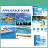 Moonspry Pool Water Clarity Cleaning Tablets For Effective Stain And Odor Elimination