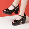 Fashion Platform Sandals Women Shoes Summer Women High Heels Comfort Open Toe Ladies Casual Thick Heel Sandal Big Size 33-43