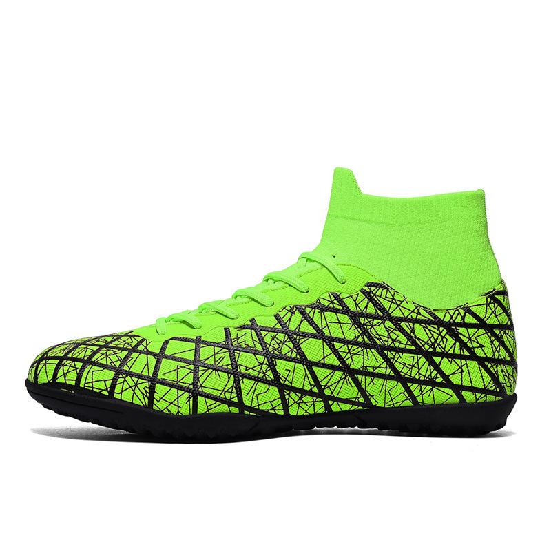 

High-top football shoes 2025 men s and women s adult children s competition training shoes TF broken nails AG long nails short nails sneakers 47