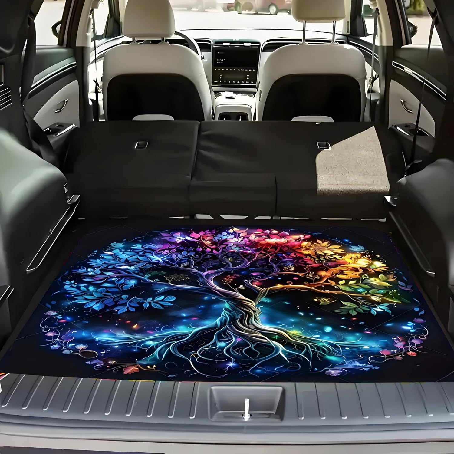 Универсальный коврик в багажник автомобиля 29  x 39 , Морские черепахи Пляжи, Всесезонная защита багажника, Вкладыш для груза, Прочный коврик для груза, Вкладыш в задний багажник 29  x 39