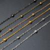 5 Meters/lot 3.5mm Ball Chains Bronze Gold Silver Color Handmade Necklace Bracelet DIY Jewelry Making Findings Accessories