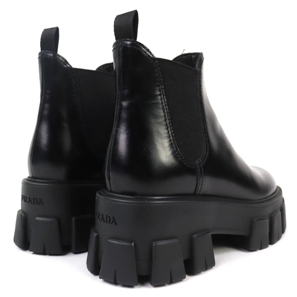 Excellent PRADA monolith Chelsea boots with Brushed leather 35.5 1T725L Used