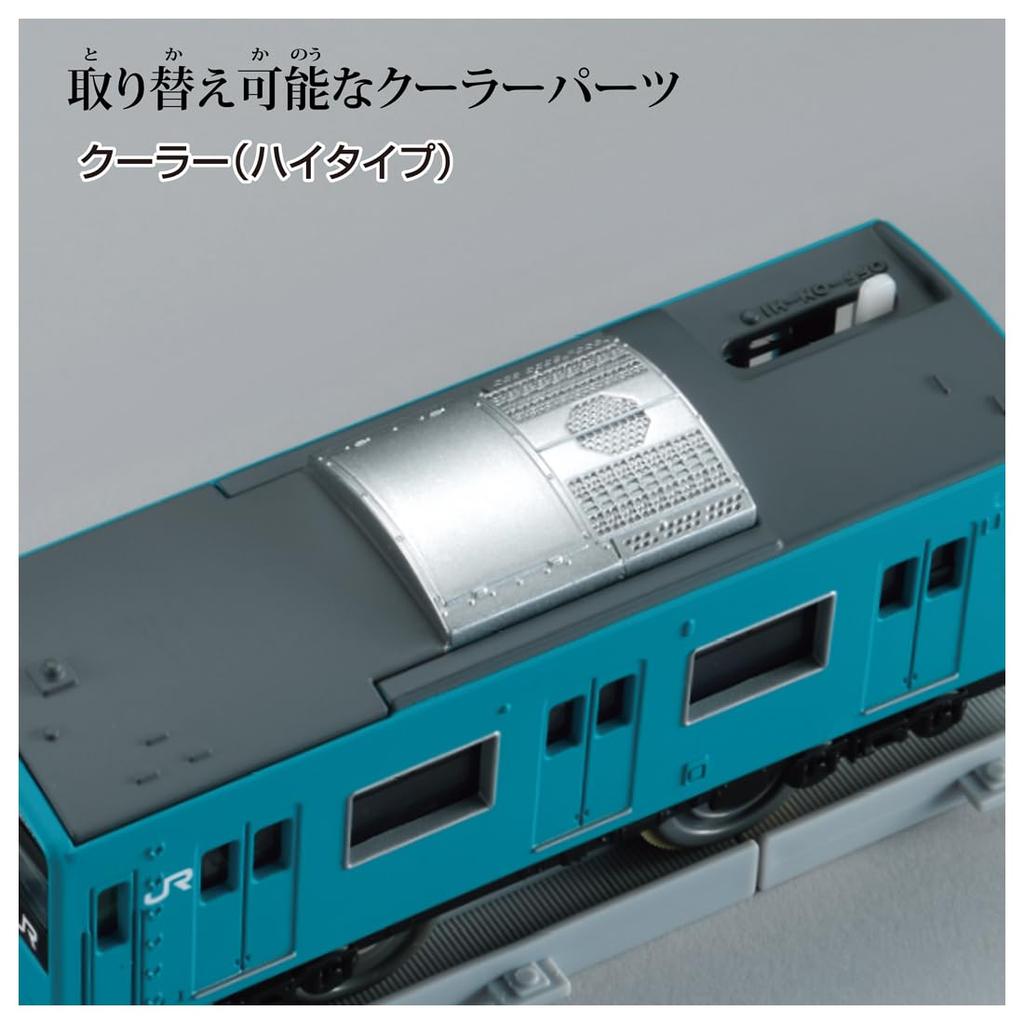 TAKARA TOMY Plarail Real Class 201 Series Commuter Train West Sky (JR Blue)