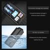 For TESLA Cybertruck Center Console Lower Non-slip Pad Armrest Partition Grid Organizer ABS Storage Box Under Central Control