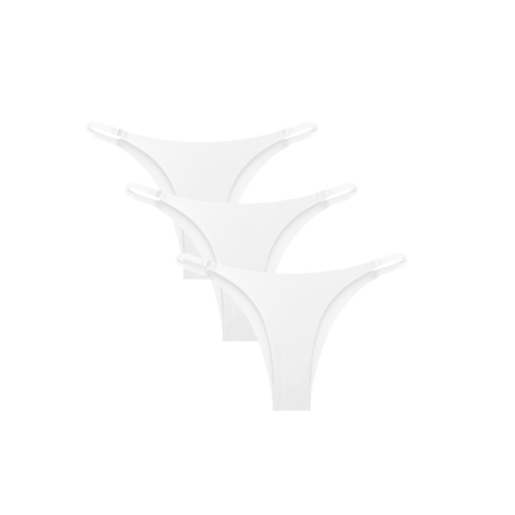 3Pcs/Set Women Seamless Briefs Sexy Low Waist Brazilian Panties Female Traceless Underpants Solid Color Panties XS-XL