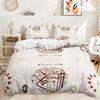 Stars and Moon Duvet Cover Twin King Muslim Ramadan Festival Bedding Set Microfiber Lamp Comforter Cover for Teen Adult Decor