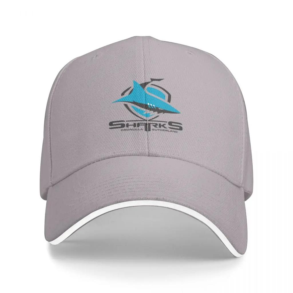 Black Shark On Shield Baseball Cap Golf Custom Fishing Black Elegant Womens Hats Mens
