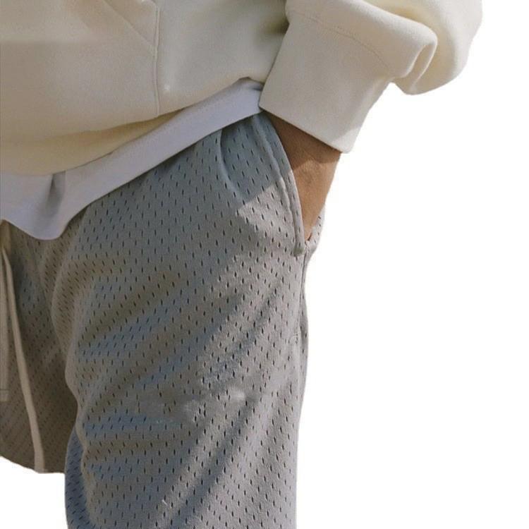 Herren Leichte Mesh Atmungsaktive Trainings Kühl Fühlende Shorts Sommer Sport Laufen Hosen
