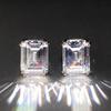 Huitan Low-key Square Cubic Zirconia Stud Earrings Women Engagement Wedding Accessories Ear Piercing Fashion Contracted