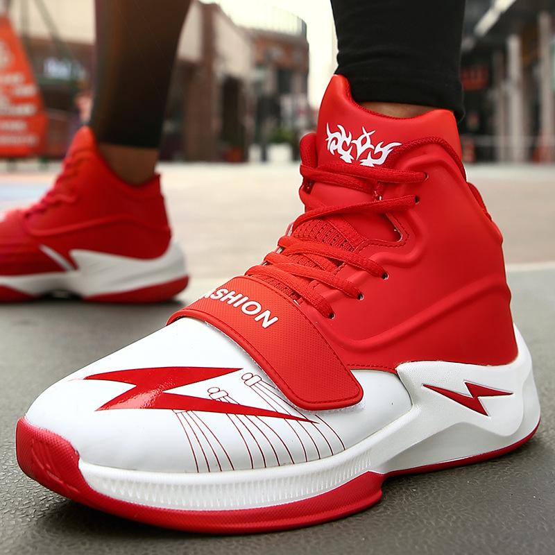 Fashion Zapatos Hombre Men Spring Lovers Basketball Shoe High Top Mandarin Duck Boot Student Men Sport Shoe Sneaker Student Running Shoe