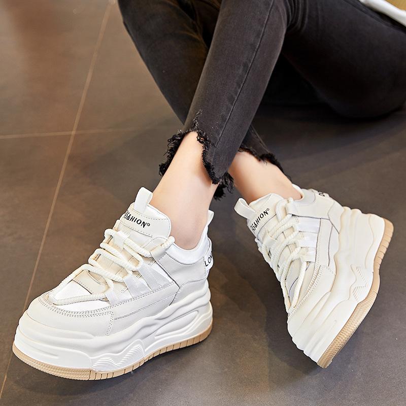 Innere Höheneinlage Neue Frühjahrs- und Herbstplattform-Ins-Sportschuhe und Freizeitschuhe A