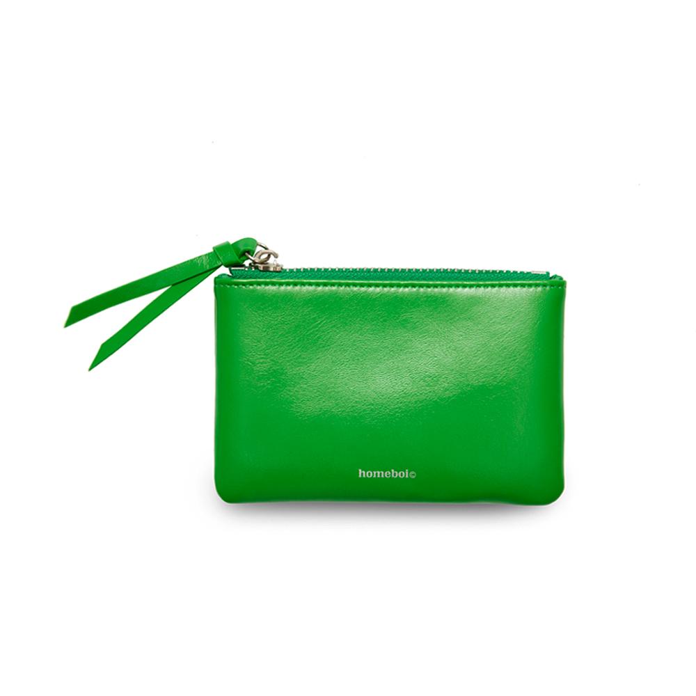 Homeboi Sport Club Pouch Wallet (Cowhide Pouch Wallet) - Green