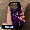 Akame Kurome Translucent MagSafe Mobile Phone Case for iPhone 17 16 15 14 13 12 11 Air Pro Max Plus Colorful Cover