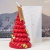 3D Hamprep Julgran Silikonljusform DIY Julklappar Tvålformningskit Gips Harts Bakverktyg Hem Semesterpresenter