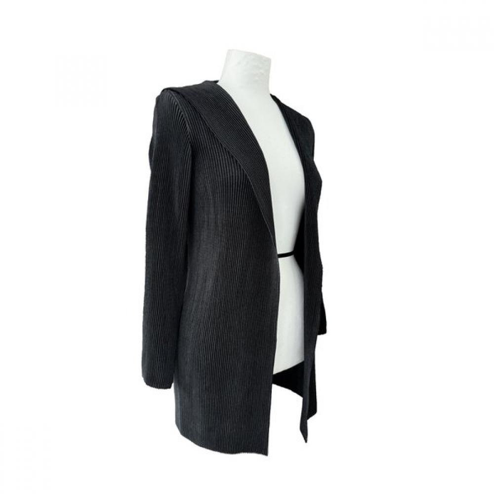 Specchio Long Hood Jacket Pleats 451 477