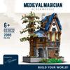 Ungiftige Mittelalterliche Schmiede Magisches Haus Taverne Bausteine Moc Stadt Straßenansicht Steine Set Desktop-Dekoration für Erwachsene Kinderspielzeug Geschenk