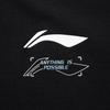 Li-Ning Quick-Dry Simple Letter Logo Print Comfortable Round Neck Short Sleeve T-Shirt Men Tops Black ATSV399-7