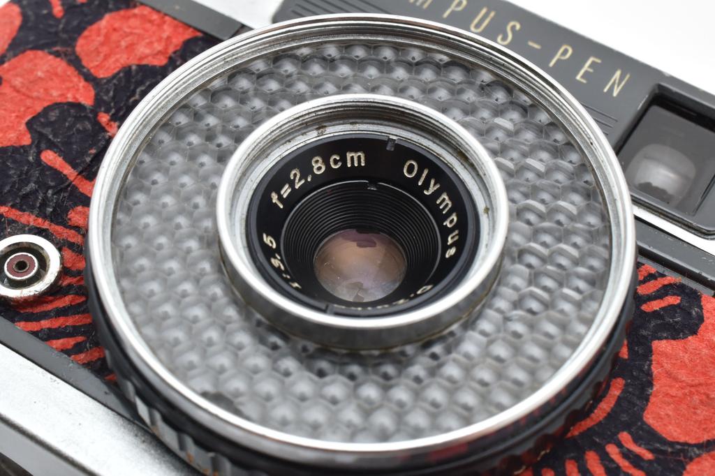 [USED] Olympus Pen EE Half Frame Film Camera D.Zuiko 28mm f/3.5, Washi Custom, From JAPAN