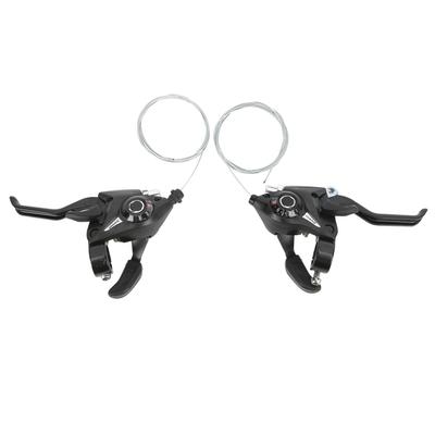 WAKE Fahrradschalthebel Bremse MTB Rennrad Fahren Radfahren Scheibenbremshebel mit Schaltzug 3X8 24