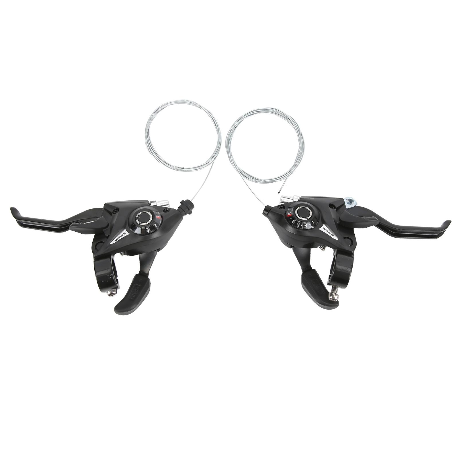 Puluz 2 Wake Bicycle Shifter Brake Mtb Road Bike Riding Cycling Disc Brake Levers With Shift Cable3x8 24