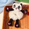 Hair Tie Soft Plush Material Cartoon Frog Panda Animal Shapes Elastic Hair Rope Women Hair Accessories
