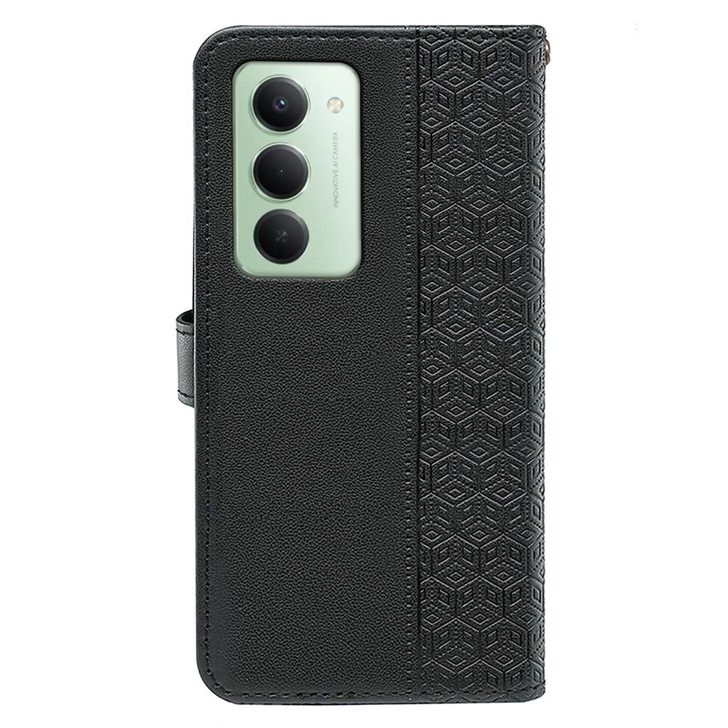 Pro Xiaomi Redmi 15 5G (Globální) (169 mm) Peněženka Pouzdro na telefon Vzorový otisk Kožený flipový kryt