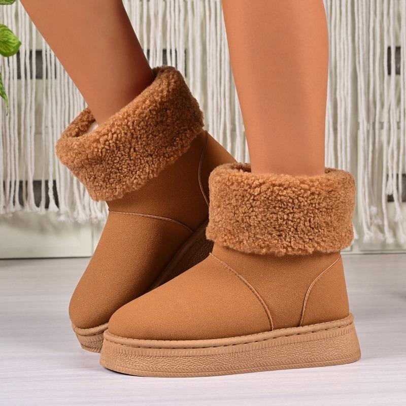 

Новый стиль туфли на плоской подошве, слипоны на толстой подошве, флисовые и утепленные теплые хлопковые ботинки для женщин 42 малиновый