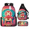ONE PIECE Cartoon Animation Primary School Third or Fourth Grade Light Burden Reduction Primary and Secondary School Students Storage Bag Storage Bag