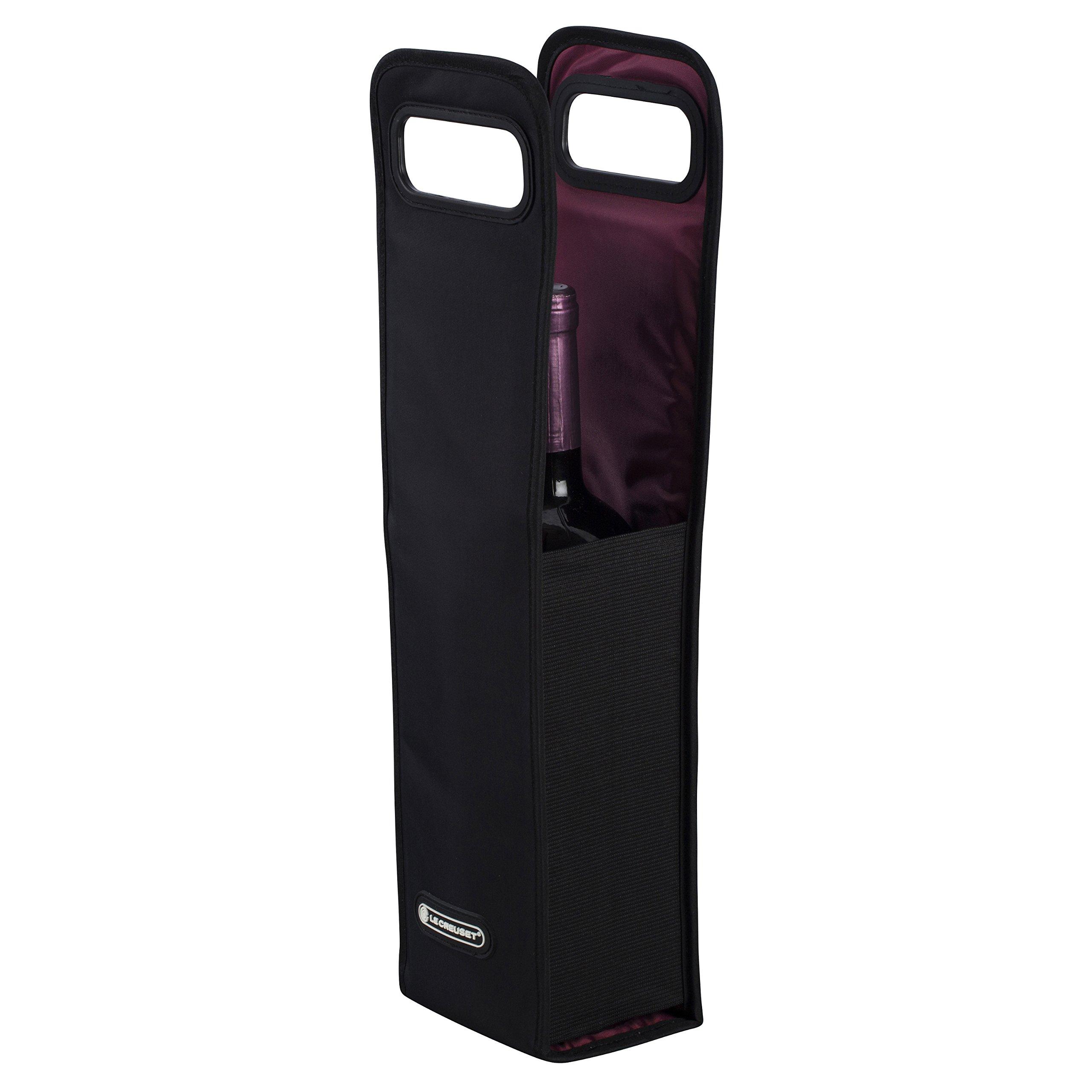 Le Creuset Wine Accessories Ice Cooler Sleeve black bag type portable cooling Beaujolais Nouveau чёрный