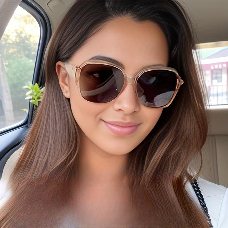 Neutral New Classic Square Large Frame Sunglasses Suitable for All Common Frame Types Outdoor Eye Protection Sun Glasses
