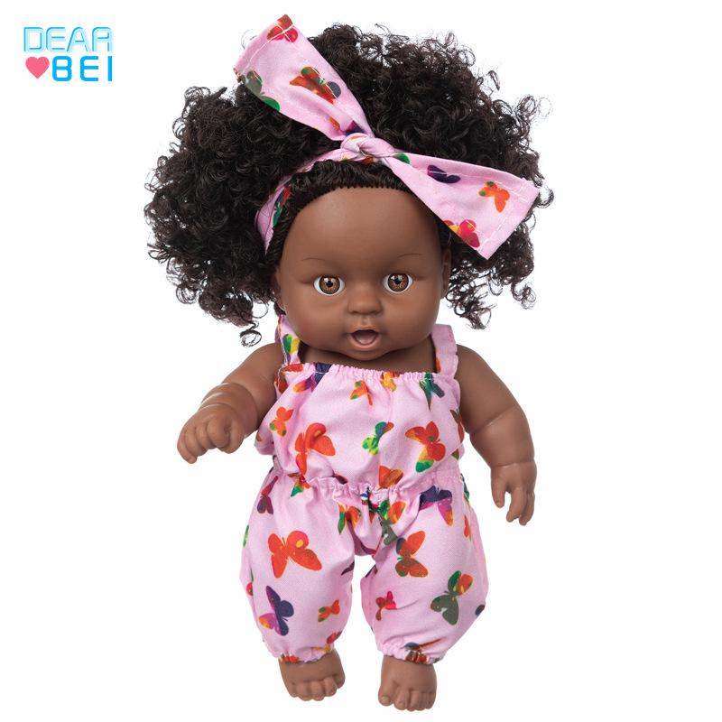 8-inch African Black Skin Fashion Doll with Changeable Outfits