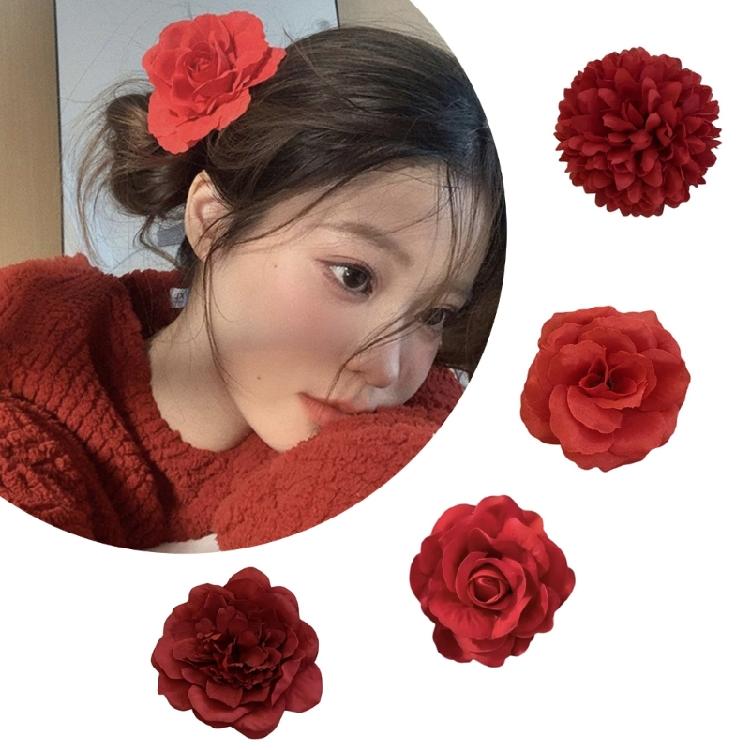 Unique Rose Hair Clip Enhances Feminine Eleganct Hairpin Women's Fashion Hair DecorationSuitable For Various Event