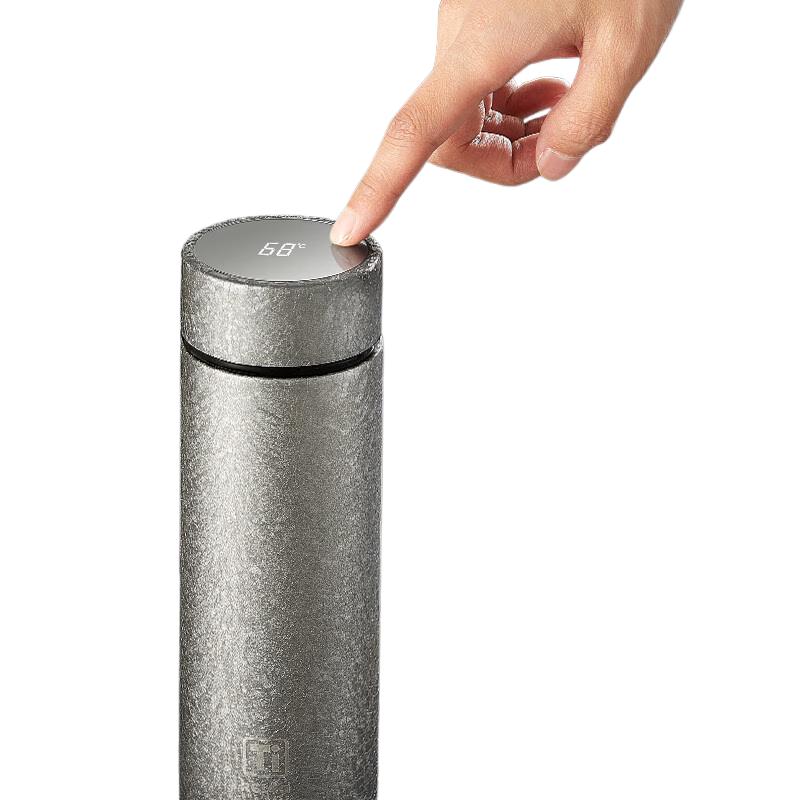 RELEA Mu Titanium Smart Thermos Bottle with Tea Infuser
