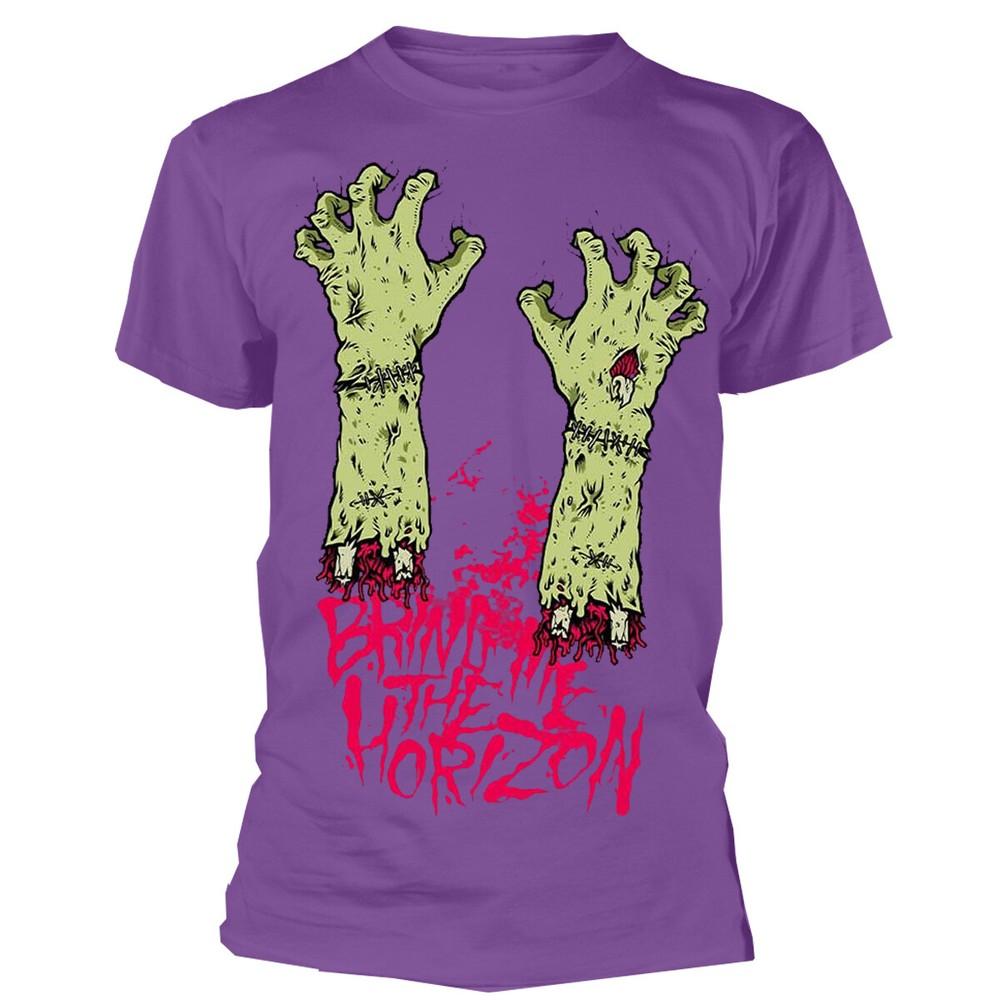 Bring Me The Horizon Zombie Hands Purple TShirt NEW Unisex T-Shirt XL