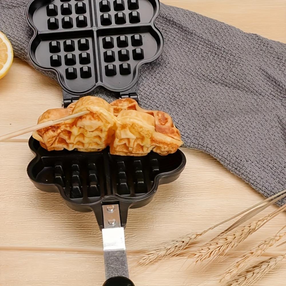 Double Side Heart Shaped Waffle Mold Non-stick Waffle Maker Household Waffle Baking Pan Breakfast