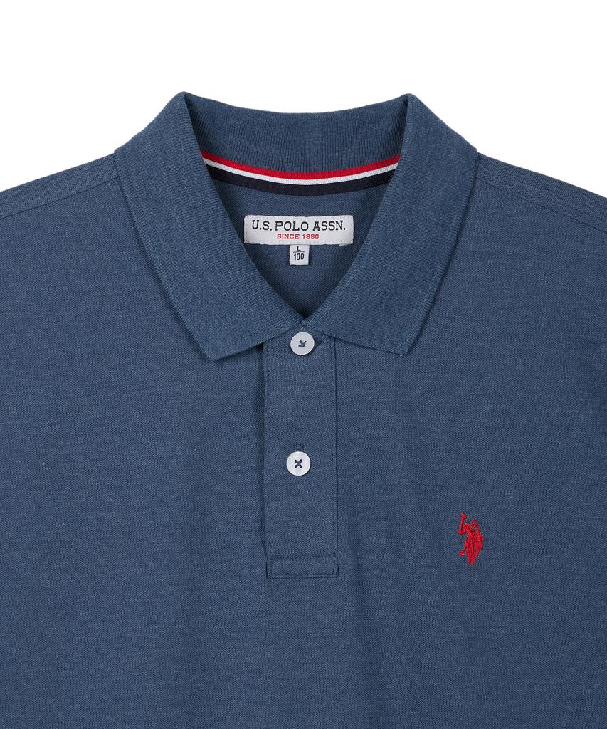 USPOLOASSN Summer Polo Shirt_Melange Blue