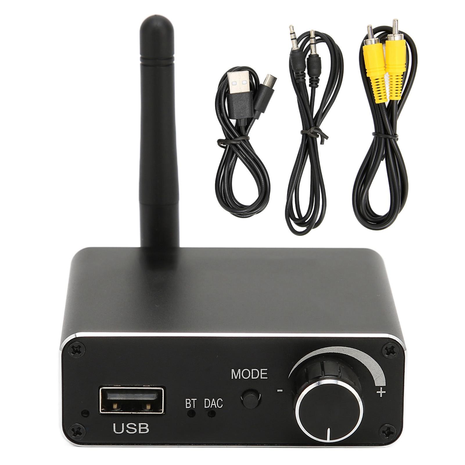 

D18 Bluetooth ЦАП преобразователь цифро-аналоговый с Bluetooth-приемником поддерживает U Disk