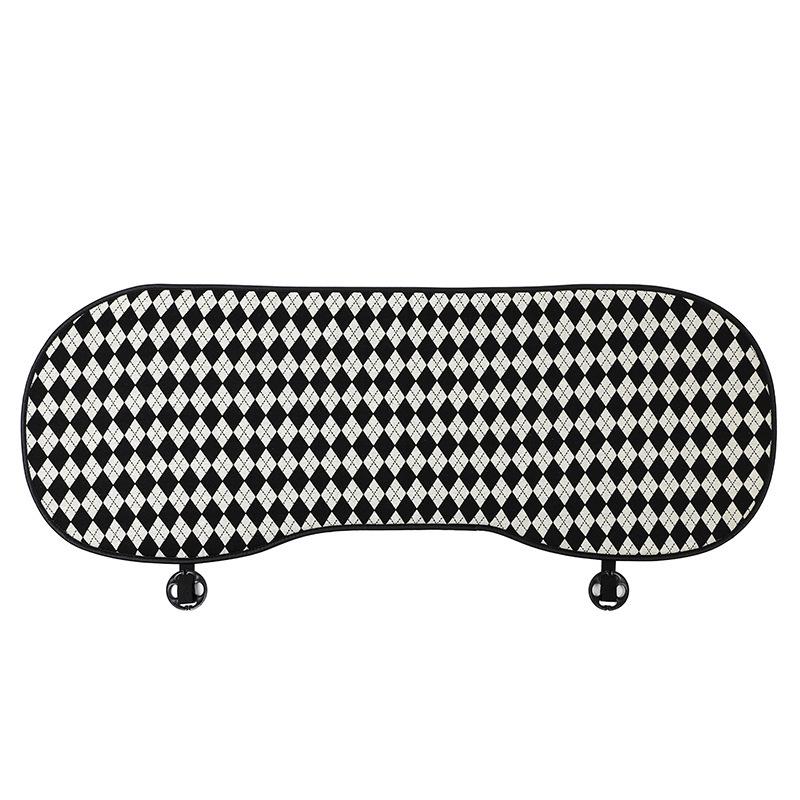 Universal Car Seat Cushion with Jacquard Knitted Diamond Grid - Anti-Slip, Fashionable Car Interior Accessory