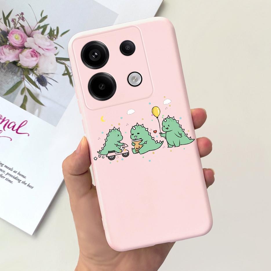 For Xiaomi Redmi Note 13 4G Case Cute Fashion Cartoon Cover Soft Silicone Phone Case For Redmi Note 13 Pro Plus Note13 5G Bumper