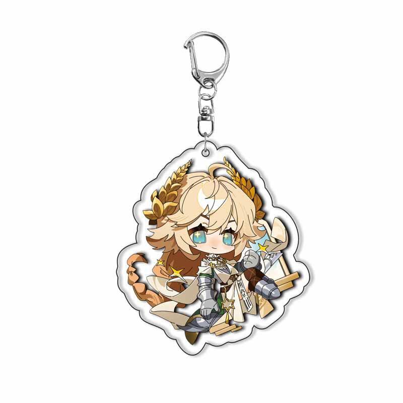 1999 Game Keychain Acrylic Pendant 55mm Vending Machine Handmade Figures Return to the Future 1999 Vertin Acrylic Keychain 55mm