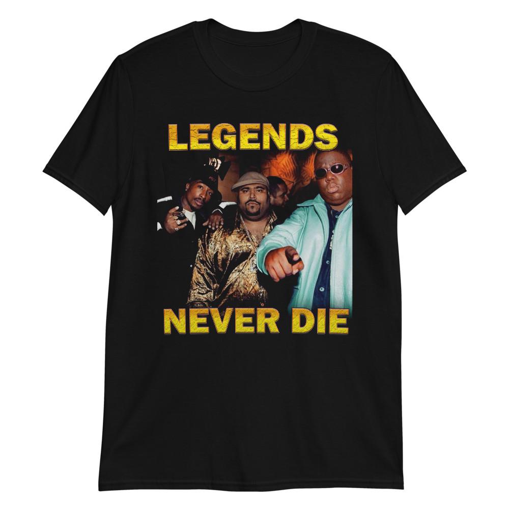 BIG PUN Legends T-shirt Black Unisex Tee All Sizes JM1642 S разноцветный