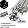 10pcs No Flux Welding Rods Low Temperature Cored Wire Professional Solder Rods  Home Appliance