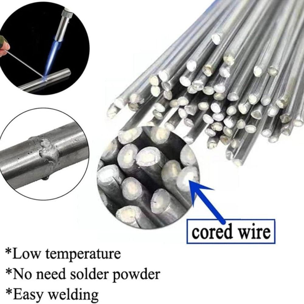 10pcs No Flux Welding Rods Low Temperature Cored Wire Professional Solder Rods  Home Appliance