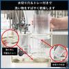 Rowaica Cutlery Chopstick Stylish Tool Holder for Spoons x Stand, Drainer, Holder, Kitchen, Tabletop, Chopsticks, Forks, (Clear Silver)